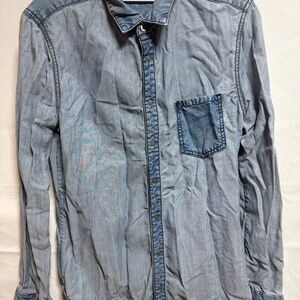 7 for all Mankind denim casual shirt